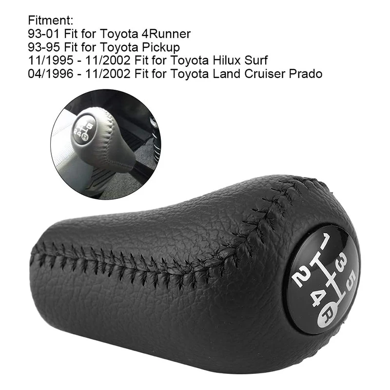 Nuovo-pomello del cambio manopole del cambio a 5 velocità leva del cambio a sfera per Toyota 4runner Pickup Hilux Prado muslimah