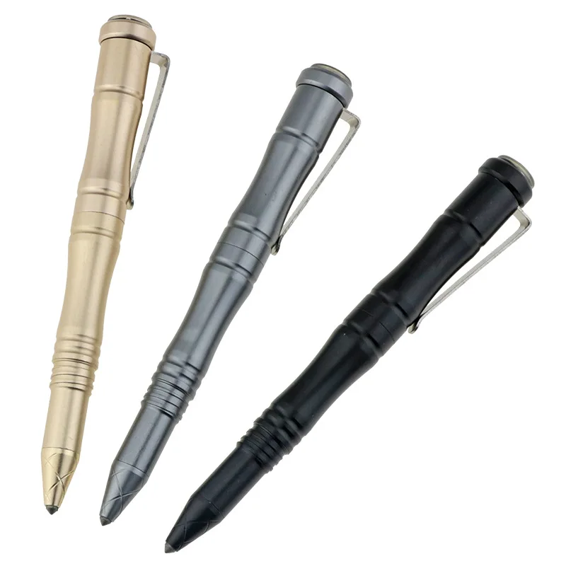 Outdoor Writing Multi-functional Tactical Pen Tip Anti-wolf Defense Pen Broken Window Survival Aluminum Alloy Tactical Pen