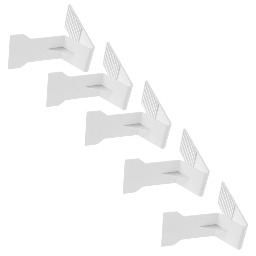 

5Pcs Magnetic Shelf Support Bracket Anti-Tip Display Stand Retail Shelving Organizer Durable Easy Install Postcard Display Stand