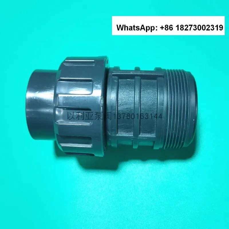 

DN40 check valve mechanical diaphragm metering pump check valve 2-inch external thread 65mm check valve