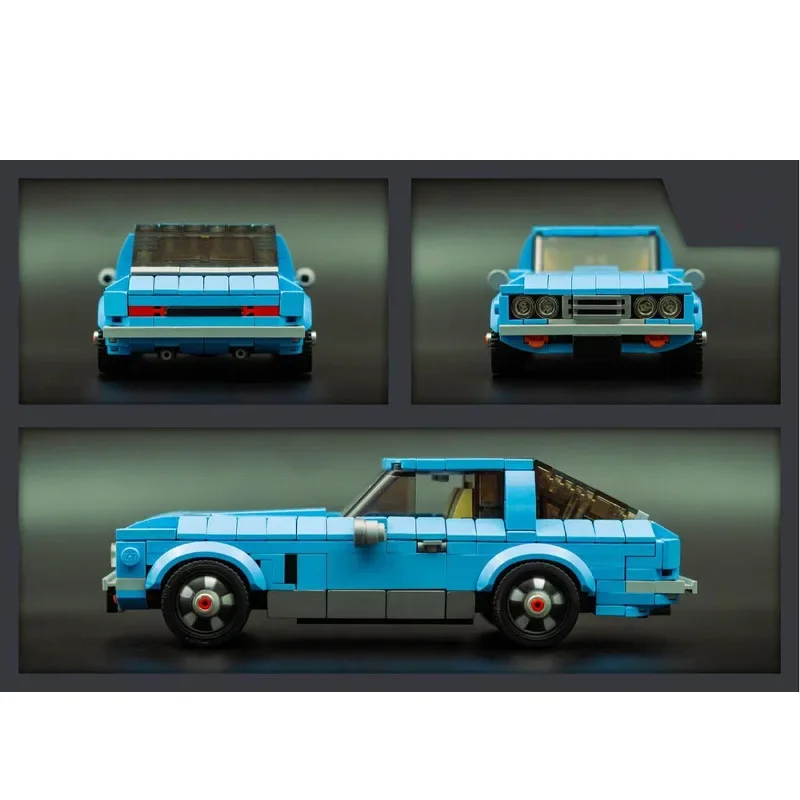 MOC-167534 نموذج مكعبات بناء السيارة الخارقة الكلاسيكية للمدينة، 350 قطعة، لعبة عيد ميلاد إبداعية هدية للأولاد والأطفال #1