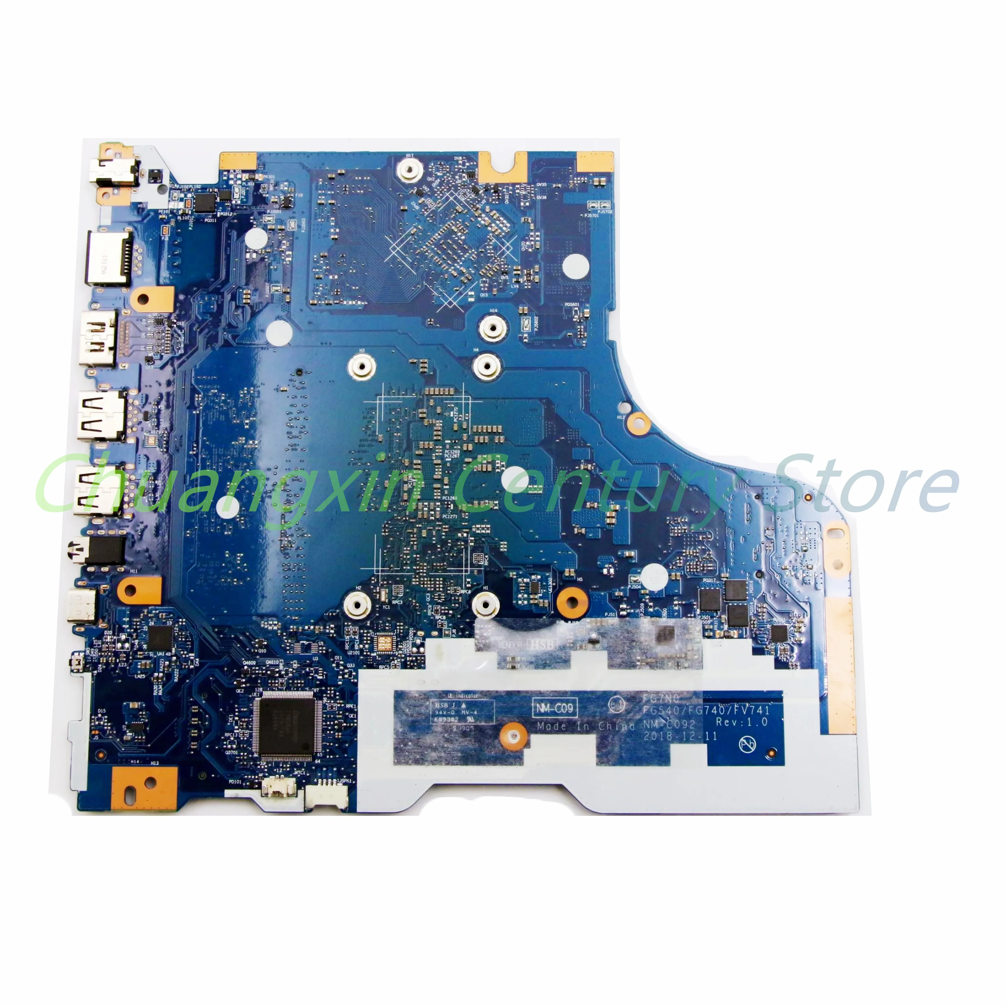 For Lenovo Ideapad L340-15IWL L340-17IWL Laptop motherboard NM-C092 with CPU: I3 I5 I7-8TH GPU: MX230 2G RAM: 0GB/4GB 100% test