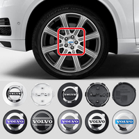 4pcs 64MM Car Wheel Center Caps Hub Cover Badge auto Accessories For Volvo Rdesign AWD C30 C70 S40 S60 S70 S80 S90 V40 V50 XC60