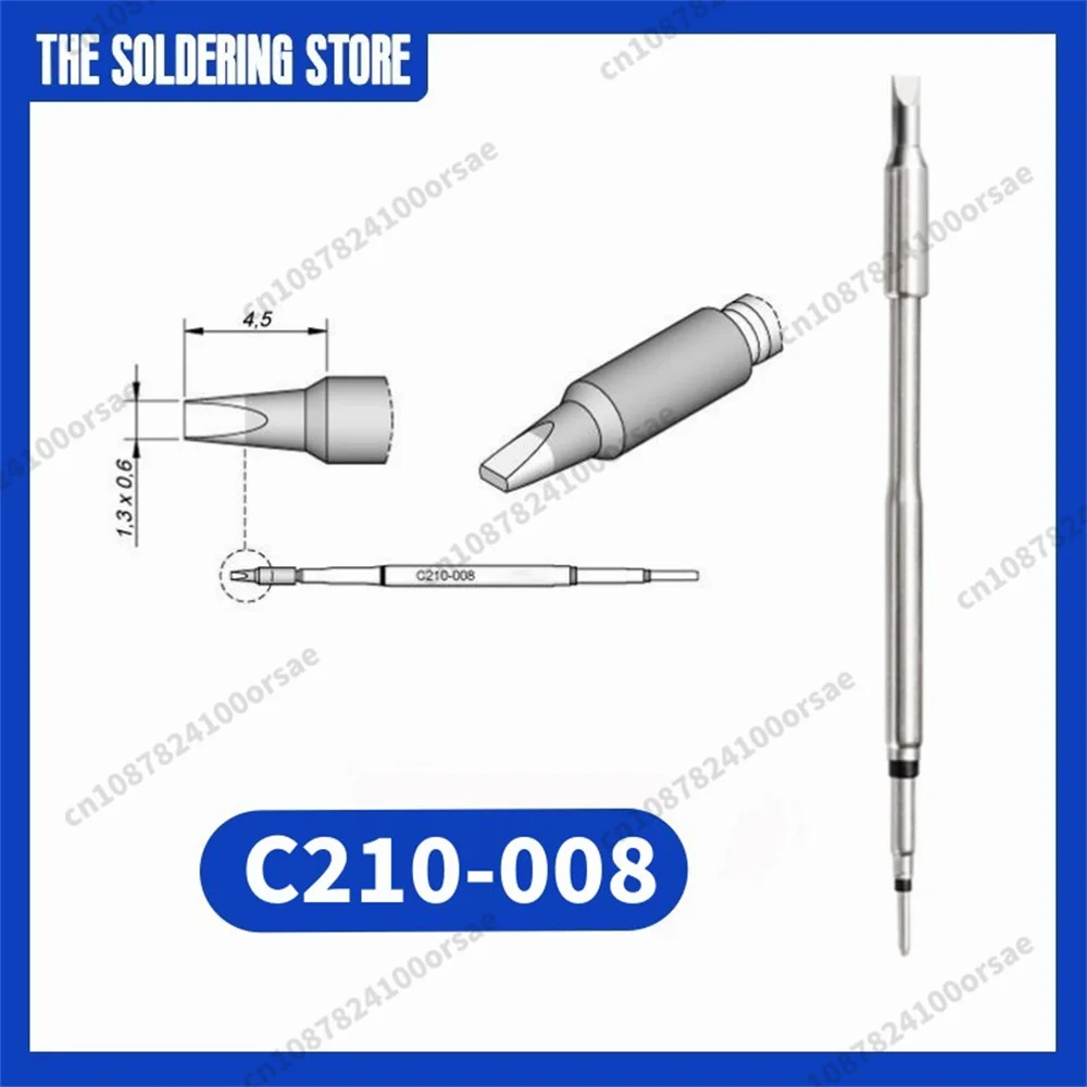 C210 008 Cartridge for JBC SUGON AIFEN T210/T26 Soldering Handle, жало C210 Tip Replacement Accessory Tool