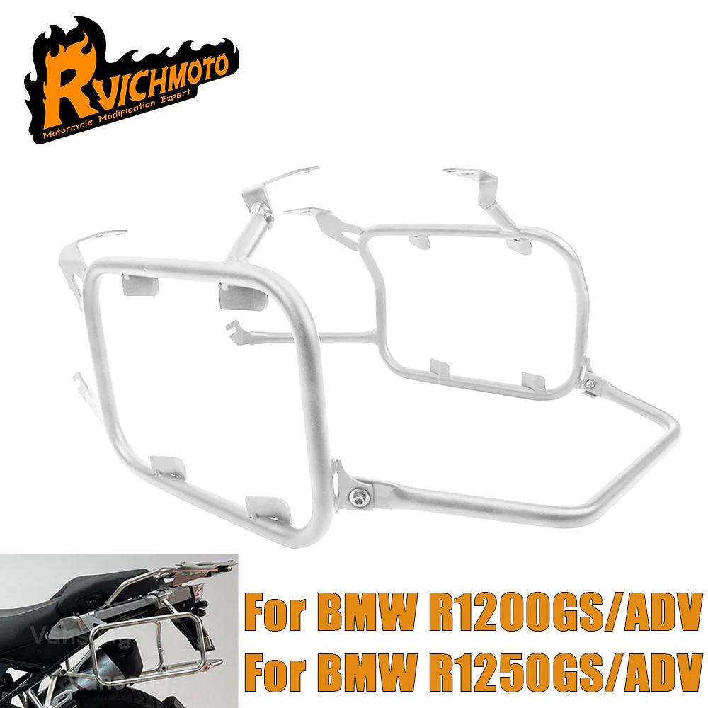 R1200GS Motorcycle Saddle Bracket For BMW R1250 GS Adv LC GS1200 Panniers Rack Stainless Steel Saddlebag Bracket Top Case Rack