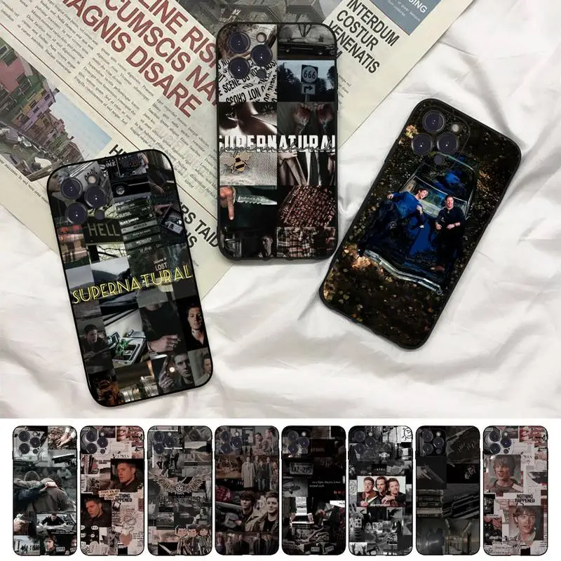 Supernatural TV Show Phone Case For iPhone 8 7 6 6S Plus X SE 2020 XR XS 14 11 12 13 Mini Pro Max Mobile Case