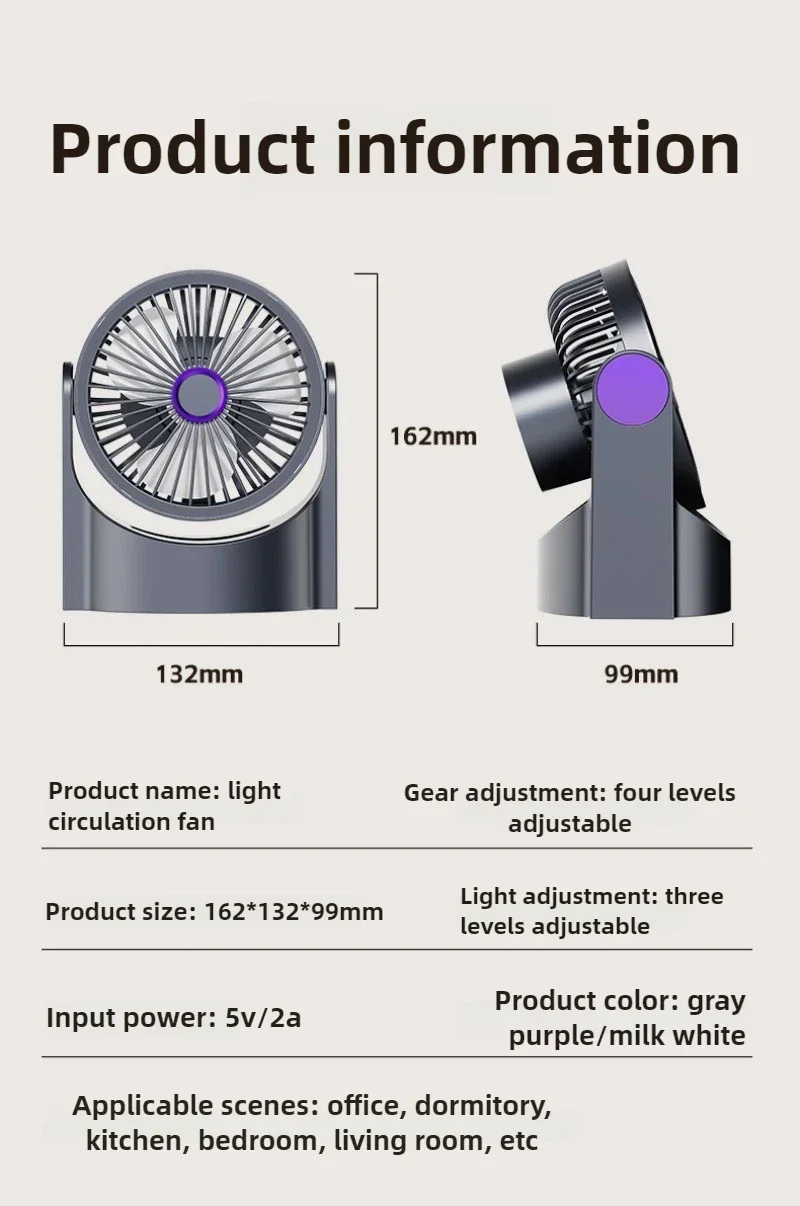 Excellent new Smart Electric Fan 100 Speed Bladeless Fan USB Charging Desktop Silent Wall Mounted Air Conditioner Office Indoor