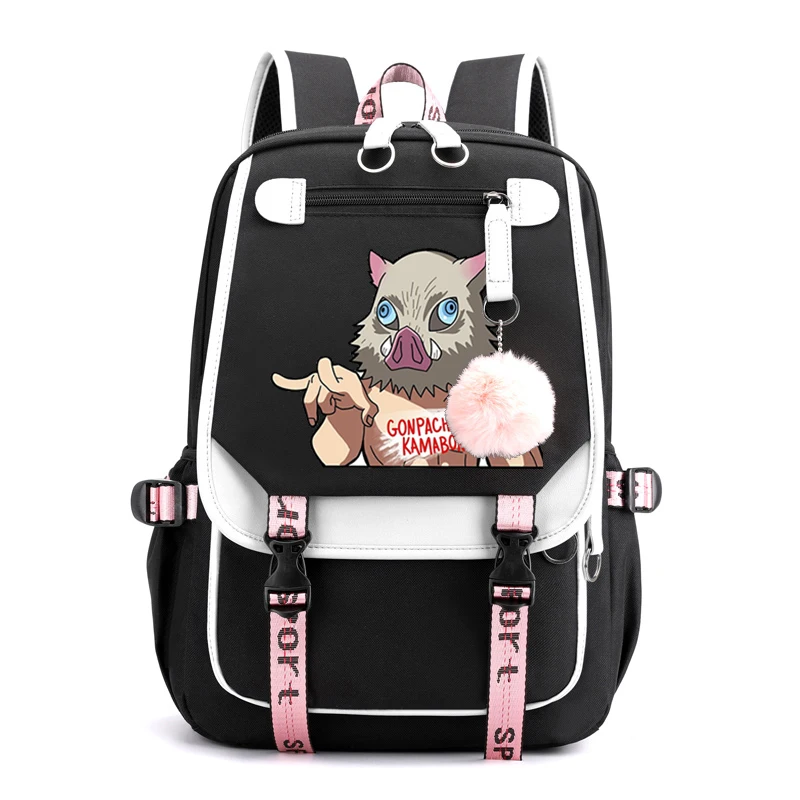 

Demon Slayer Anime Gift Backpack College Student Travel Daypack Backpack Bag for Teenagers Demon Slayer Multicolor Splicing Bags