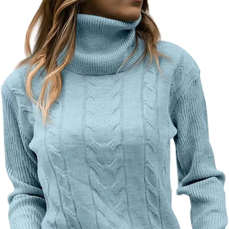 2023 Autumn/Winter New Solid Wild High Neck Knit Vintage Slim Spliced Long Sleeve Skin Friendly Pullover Wpmen's Leisure Sweater