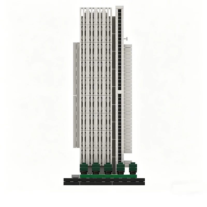 432PCS Turin Italy Skyscraper Architecture Building Blocks City Landmark Custom Puzzle DIY Assembly Educational Model Toy Gift