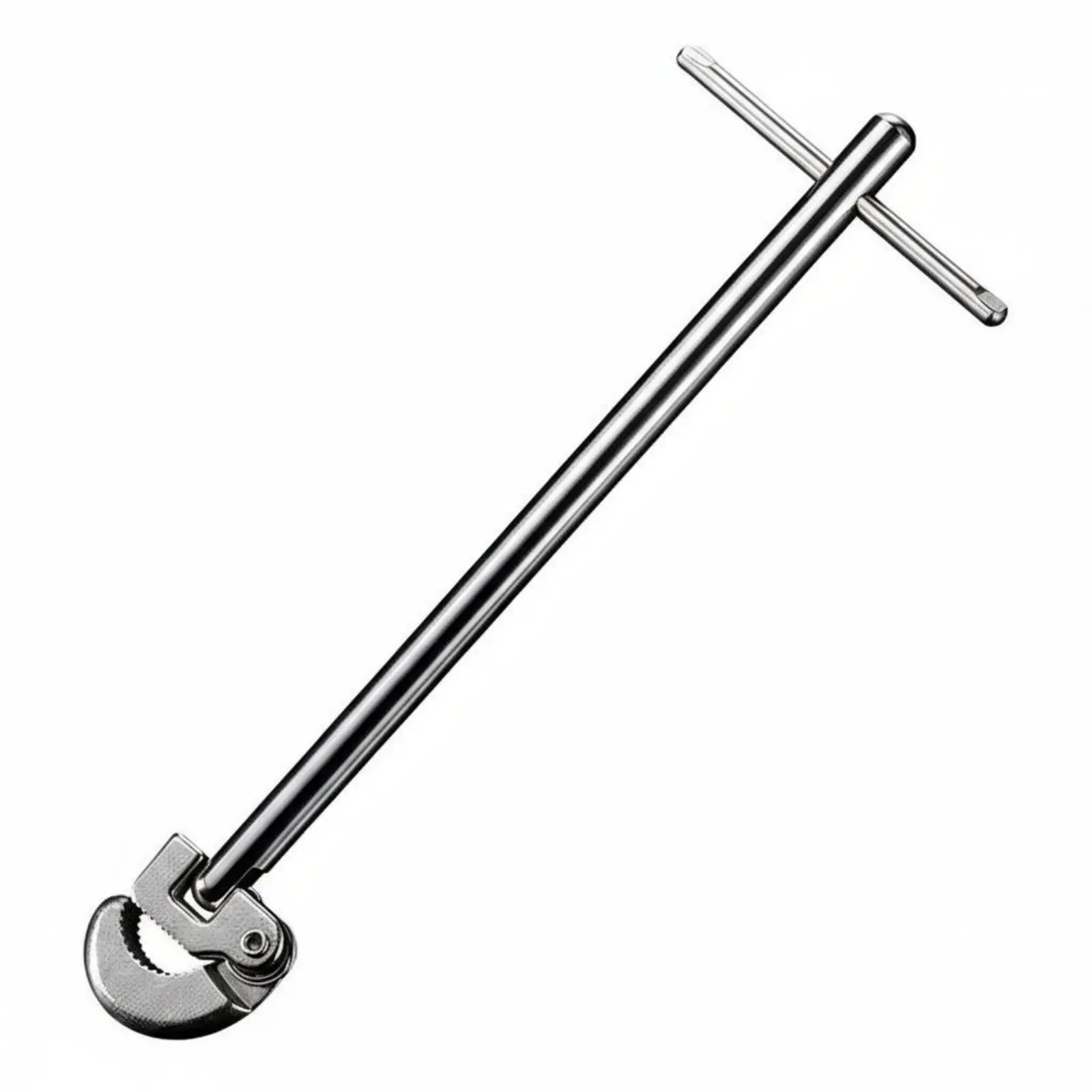 T-Handle Basin Wrench 180° Rotating Head Adjustable Sink Wrench Adjustable Tap Nut Spanner Anti-Rust Finish for DIY Hobbyists - view 5