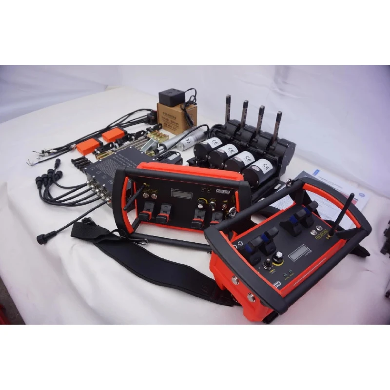 

-v 4 Joystick linear clutch motor wirels Proportiona remote control Crane