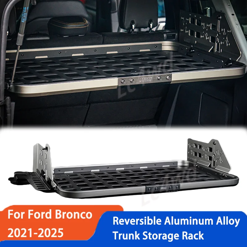 

LC4WD Interior Accessories Aluminum Reversible Rear Trunk Cargo Rack Storage Bracket Luggage Carrier For Ford Bronco 2021-2025