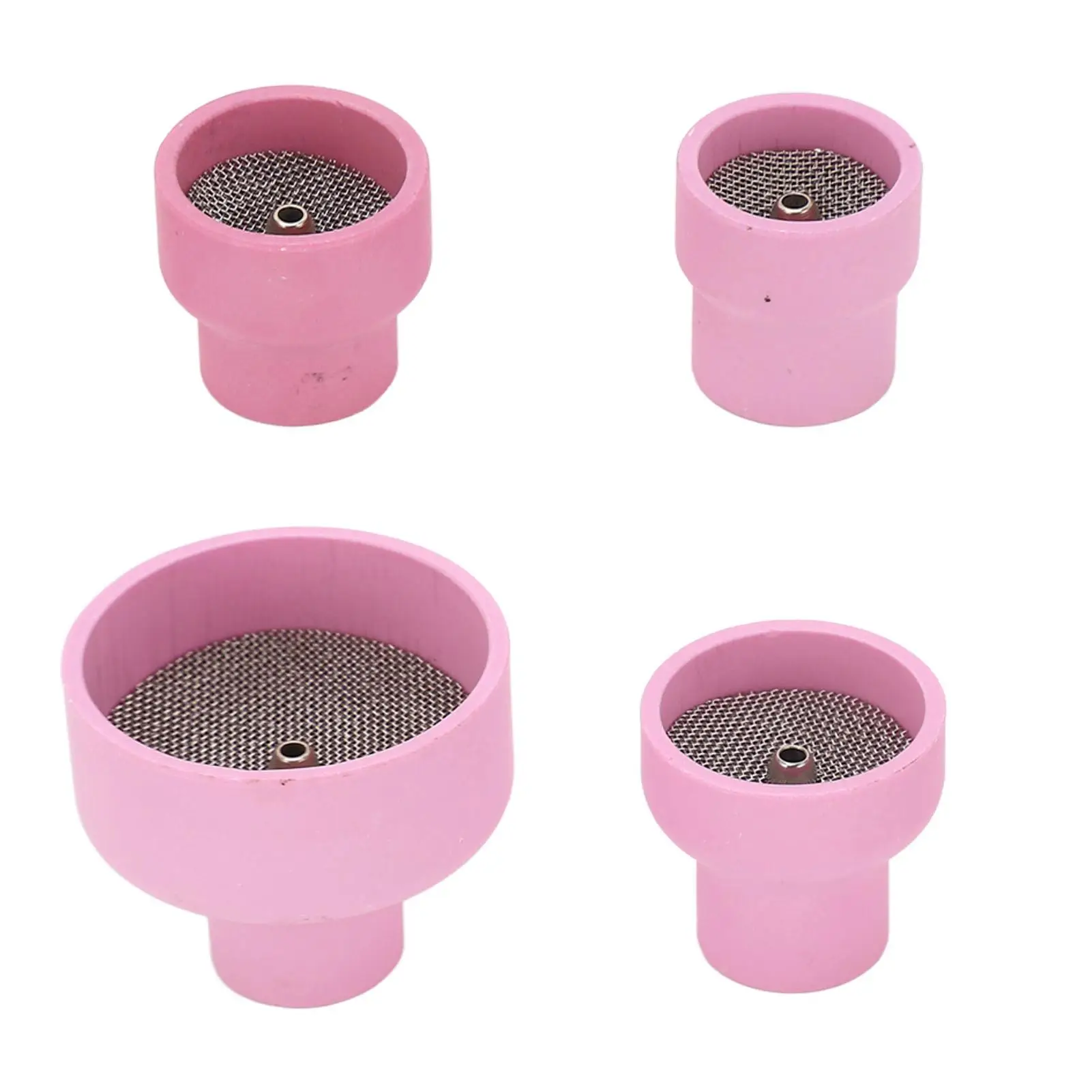 2.4mm Ceramic TIG Cup Kit - High Temp Resistant, Uniform Gas Output, Labor-Saving for alloy Welding