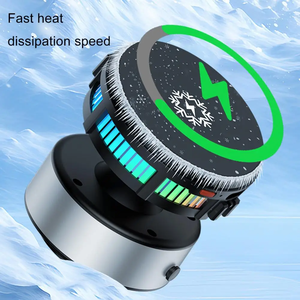 

Mobile Phone Stand with Fast Heat Dissipation Stable Phone Stand Wireless Magnetic Car Phone Holder with Fast for Iphone for Car