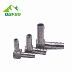 6/8/10/12/14/15/16/19/20/25/32MM Hose Barb 304 Stainless Steel Elbow Pipe Fitting Coupler Connector Adapter For Fuel Gas Water