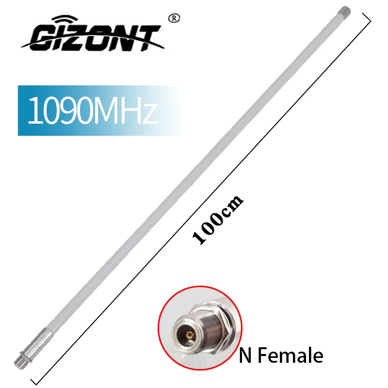 Imagem -05 - Antena de Fibra de Vidro Omni para Transceptor Automático Ads-b 10dbi 1090mhz Fpv Ads-b Transmissão ar Controle de Tráfego Terra