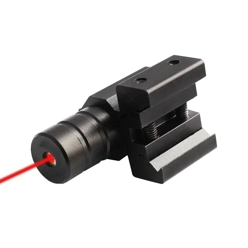 Mini Red Dot Laser Sight with 635-655nm Adjustable 11mm/20mm Rail Mount Hunting Rifle Scope Pistol Gun Sight