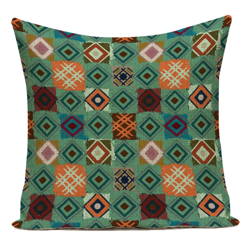 Geometry Cushion Cover Stripes Home Decorative Pillow Cover Sofa Chair Bed Ethnic Style Bohemian Throw Pillow Case