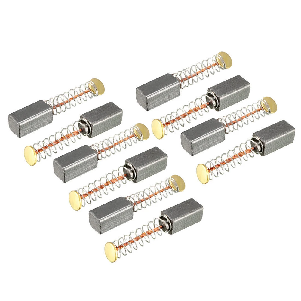 10pcs 10x5x5mm Carbon Brushes For Electric Motor Graphite Brushes Replacement Part Power Tool Accessories
