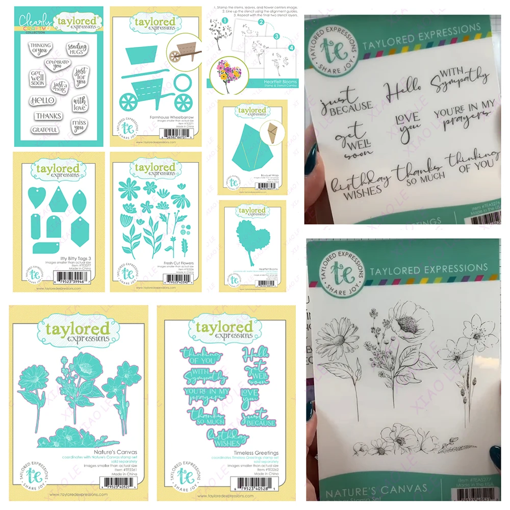 

Hello Spring Easter Wishes Metal Cutting Dies Craft Embossing Make Paper Greeting Card Making Template DIY Handmade 2025