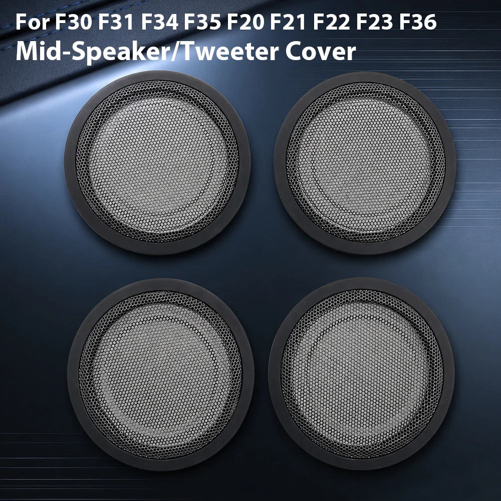 For BMW F30 Car Front Rear Door Speaker Tweeter Cover For BMW 1 2 3 4 Series F30 F31 F34 F35 F20 F21 F22 F36 Mid-Speaker Cover