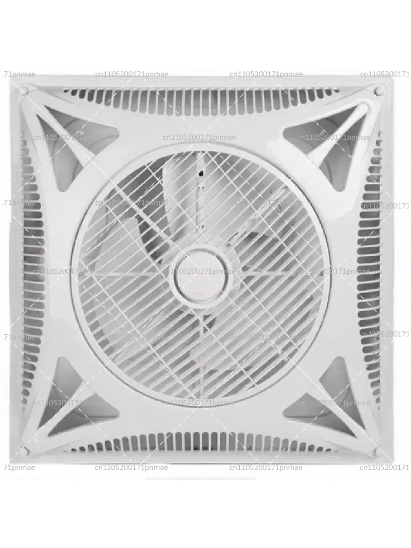 Remote Controlled Recessed Ceiling Fan 600x600  Aluminum Tile Integrated Air Circulation