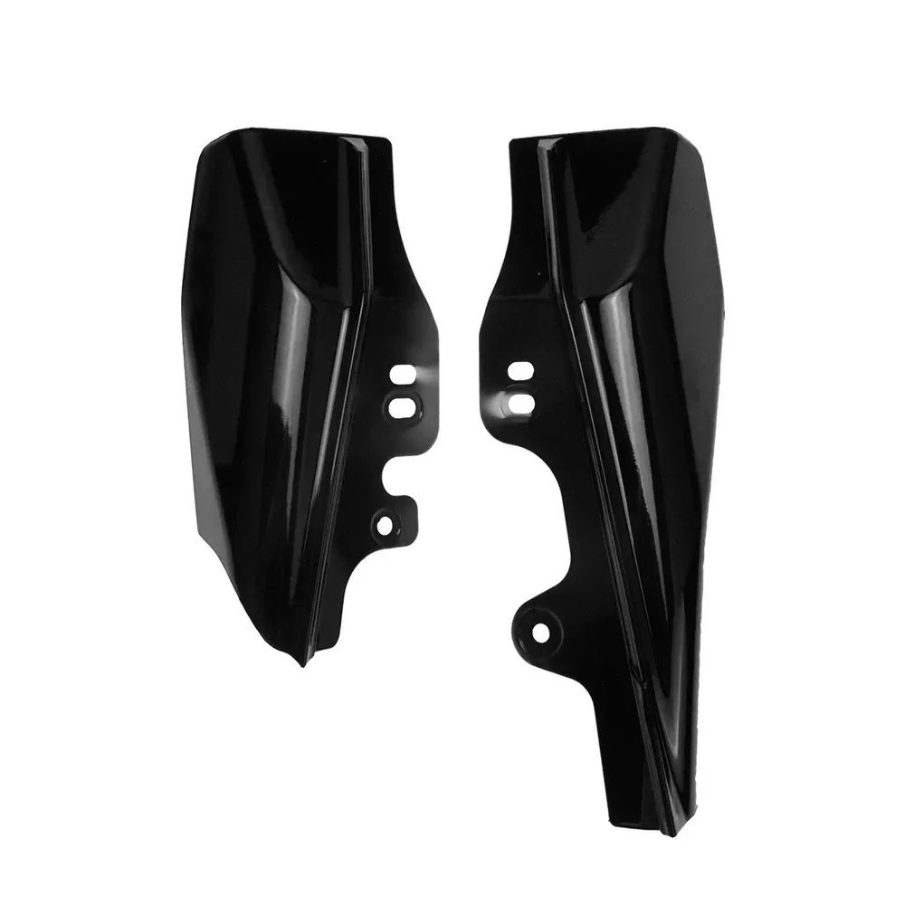 Motorcycle Black Mid Frame Air Deflector Heat Shield ABS For Harley Touring 2001-2008 Road Electra Street Glide Road King FLHR