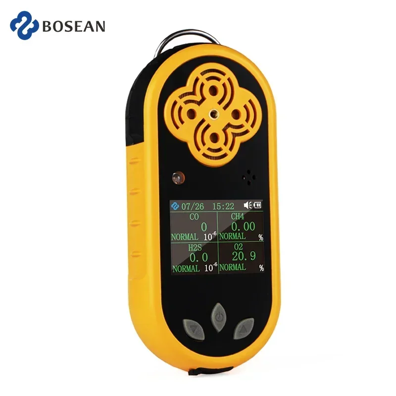 Bosean Hot O2 CH4 CO H2S FOUR Sistema di allarme gas Rilevatore di gas GPL a batteria