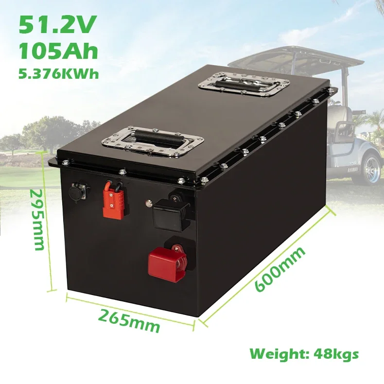 Grade A Lithium Ion Battery 60 Volt 72 Volt 48V 100Ah Golf Cart Conversion Kit 51.2V Li Lifepo4 Batteries For Club Car Golf Cart