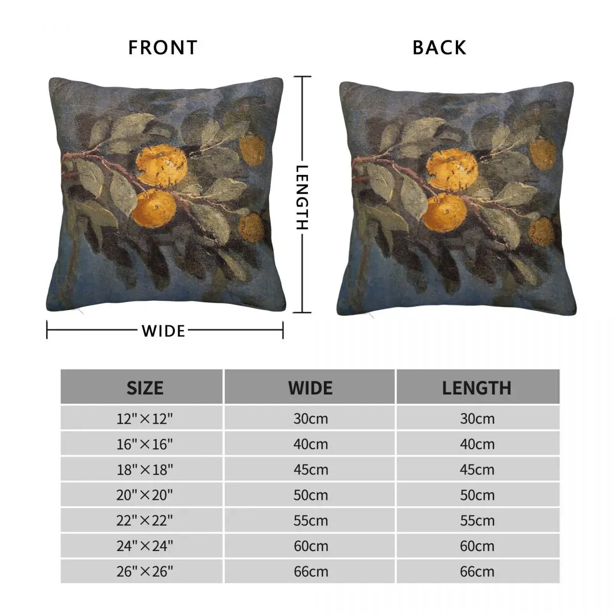 Roman Fresco Prima Porta Square Pillowcase Polyester Linen Velvet Creative Zip Decorative Home Cushion Case