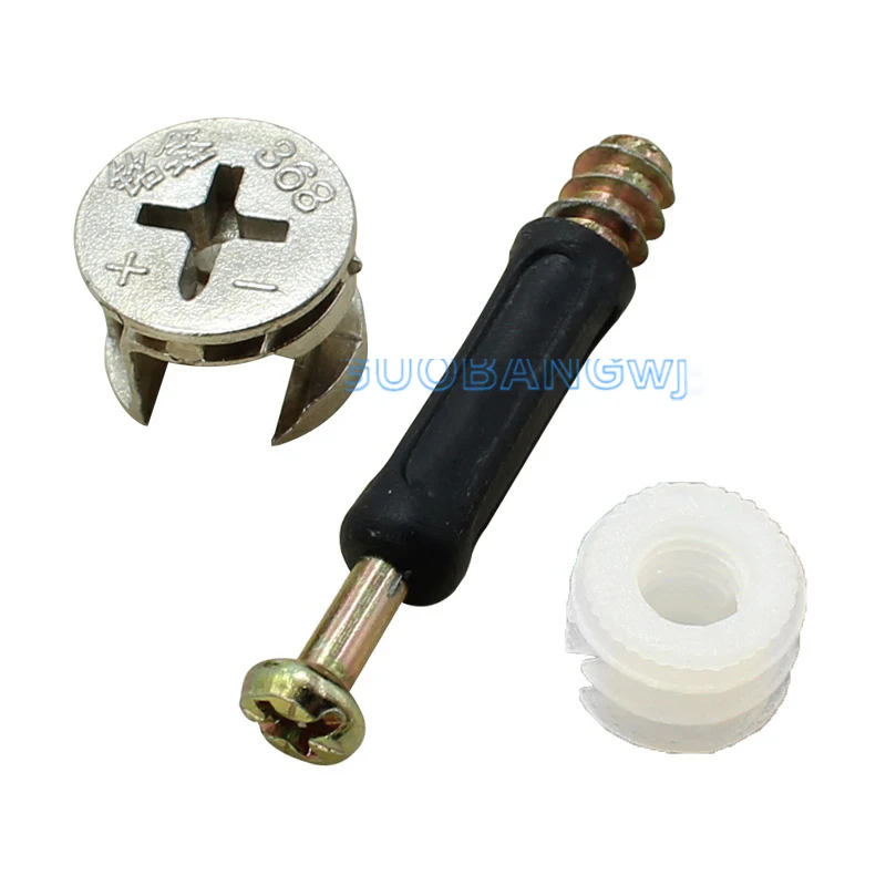 

Panel Furniture Fixing Cam Lock for Wardrobe Cabinet, Eccentric Fitting with Connecting Bolt, Easy Installation & High Load