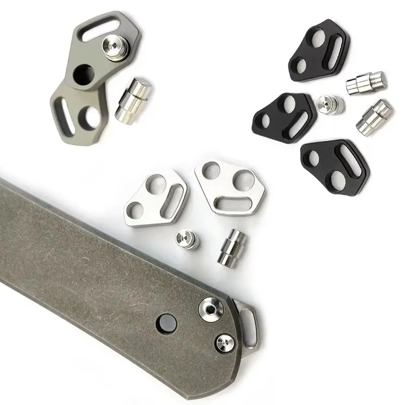 Titanium Knife Hanging Rope Parts With Screw For CR Chris Reeve Large Sebenza 21 31 Knives
