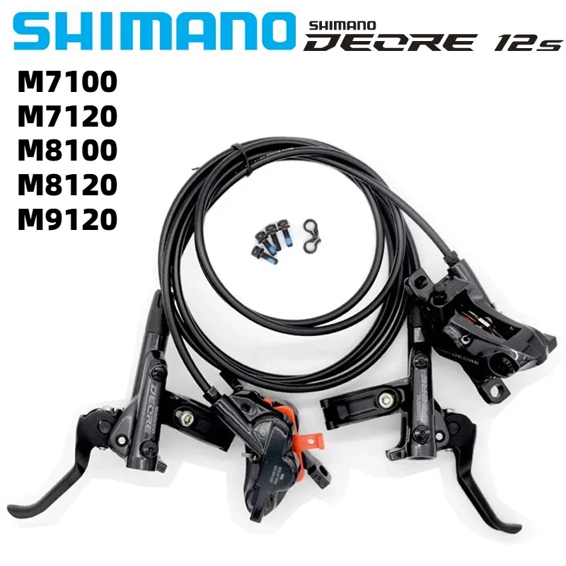 Shimano SLX M7100 M7120 XT M8100 M8120 XTR M9120 2 4Piston Mountain Bike Bicycle Hydraulic Disc Brake For MTB Bike Part