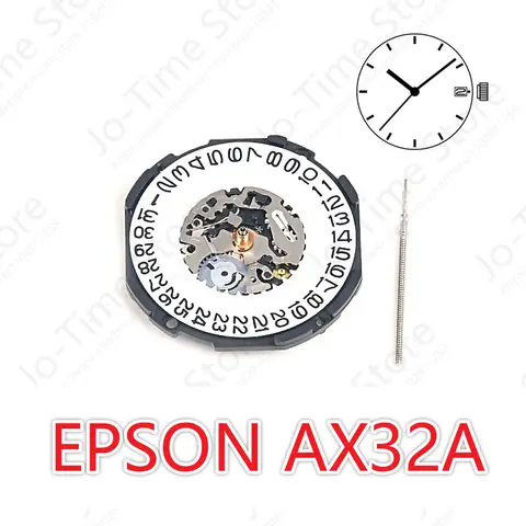 Japan Epson AX32A Movement Repair Replacement Watch without Battery Watch Accessories