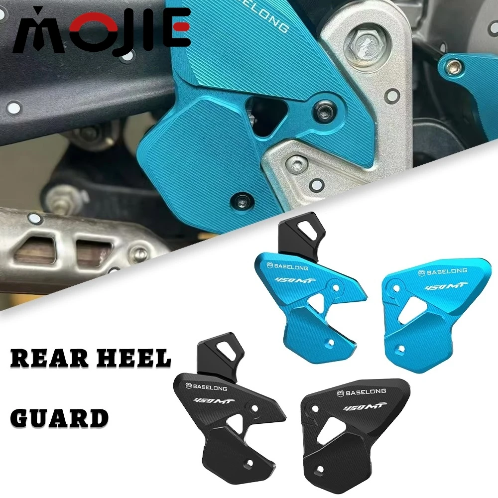 

Motorcycle Accessories Foot Peg Rest Protector Rear Heel Guard For CFMOTO 450MT 450 MT Ibex 450 800 NK 800NK 2023 2024 2025 2026