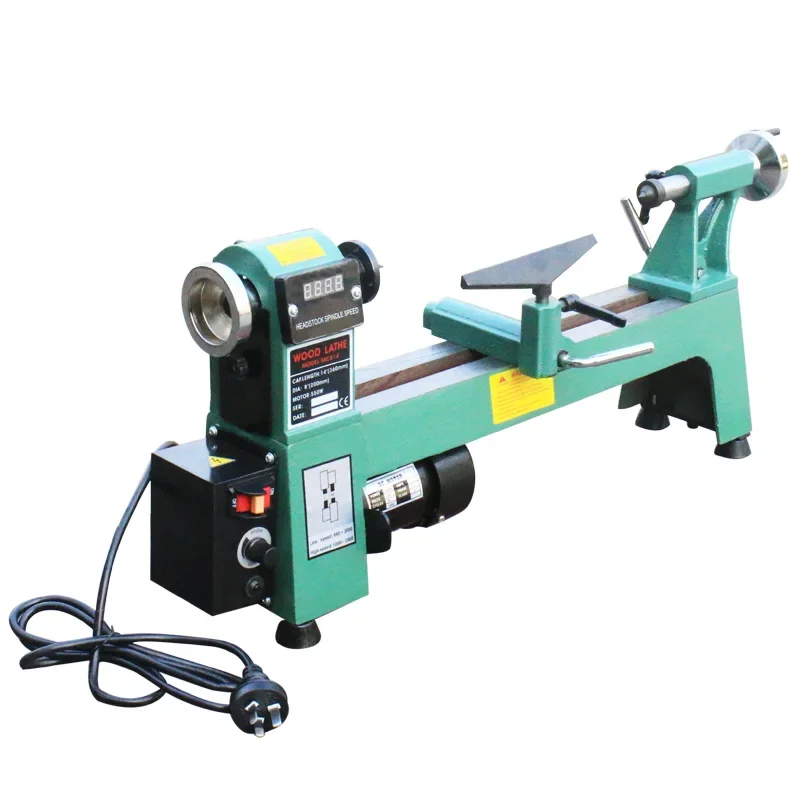 Cnc wood lathe  mini variable-speed wood lathe