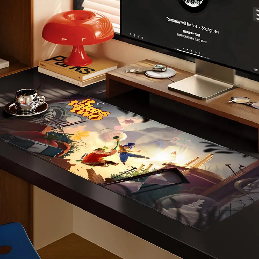 It Takes Two Mouse Pad MouseMat XXL Computer Accessories Large Keyboard Laptop Table Pad The New Product Gamer Gaming