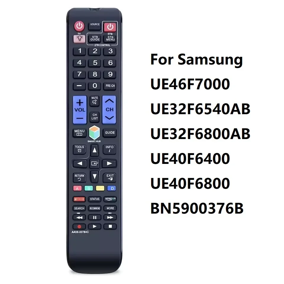 Remote Control AA59-00784C 433hz for Samsung UE46F7000 UE32F6540AB UE32F6800AB UE40F6400 UE40F6800 BN5900376B LED 3D smart TV