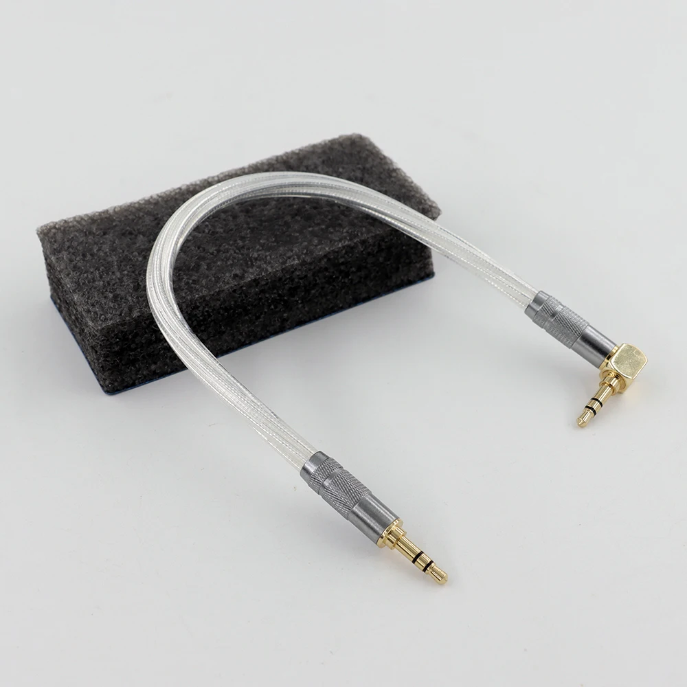 HIFI imported, music ribbon, Odin silver plated, fever earphone upgrade cable 3.5 to 3.5 AUX pair recording cable