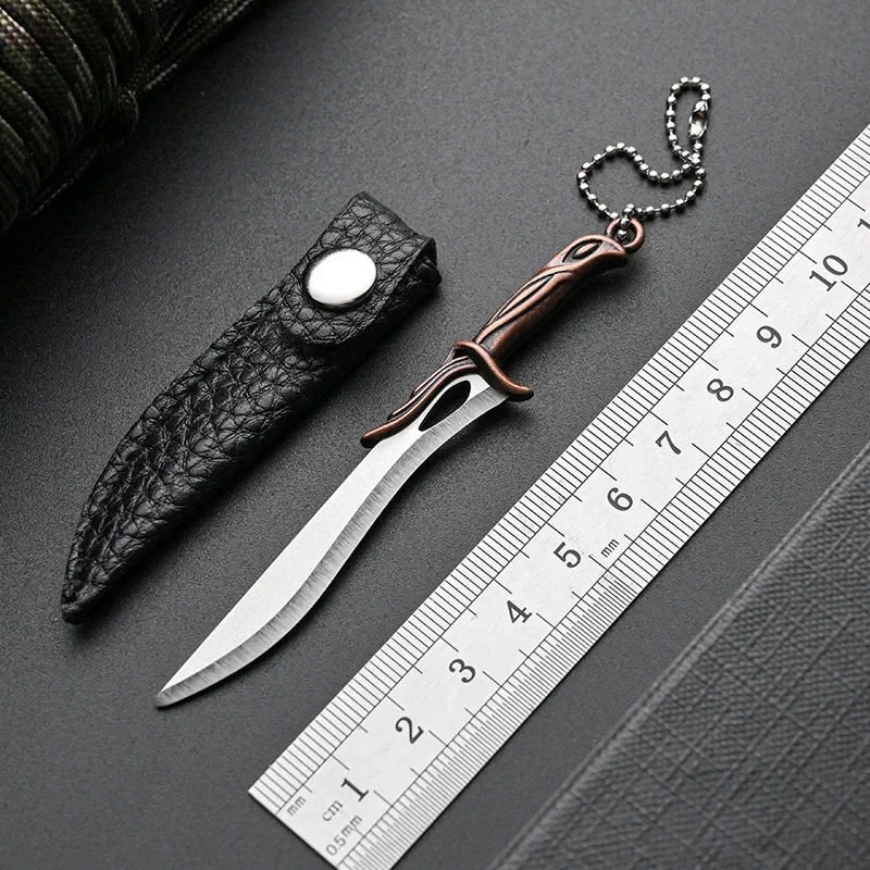 Keychain Portable Mini Knife Suitable for Opening Holiday Gifts and Express Delivery Non-folding Knife Pendant Accessories