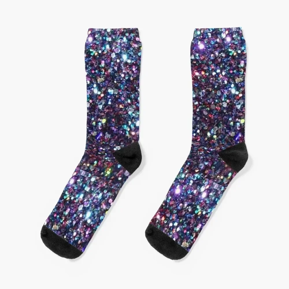 

Multicolored rainbow sequins Socks designer brand Novelties japanese fashion Men Socks Luxury Brand Women's