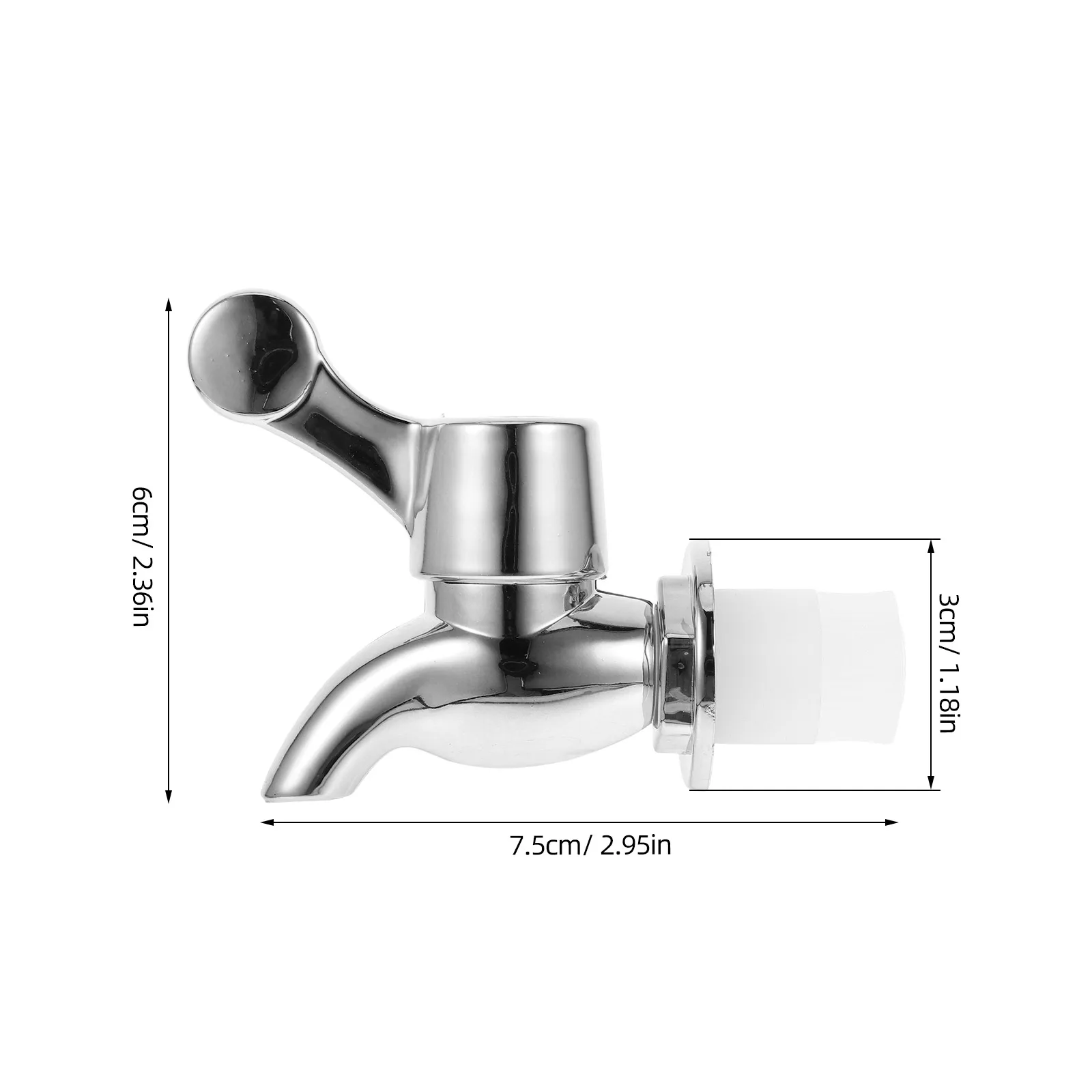 Beverage Dispenser Spout Replacement 17-21Mm Simple Install No Tools Needed Versatile for Kitchen Office Restaurant Dispenser