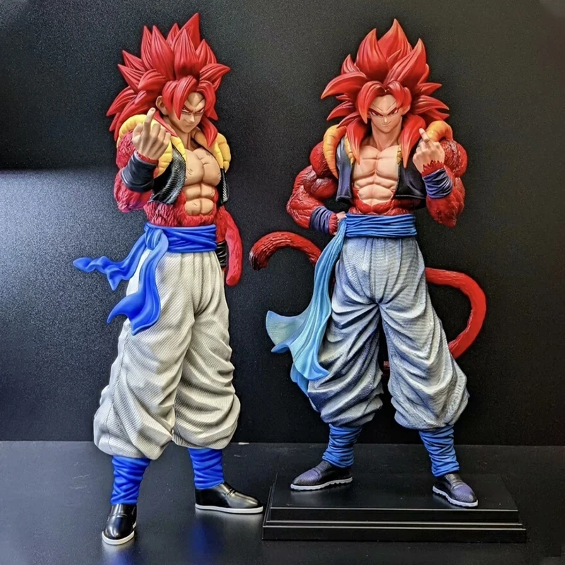 

New 33.5cm Jt-086 Super Saiyan 4 Gogeta Figure Three Replaceable Hands Deluxe Dragon Ball Anime Model Gift For Collector