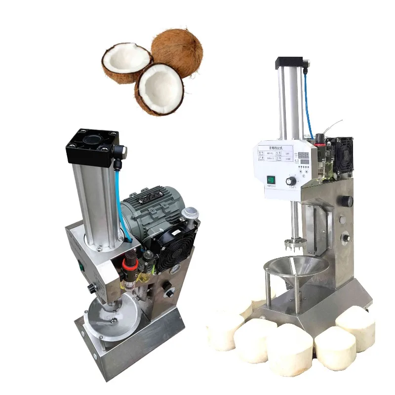 Automatic Green Coconut Peeling Machine Green Coconut Skin Scraper Machine / Green Coconut Trimming Peeling Machine