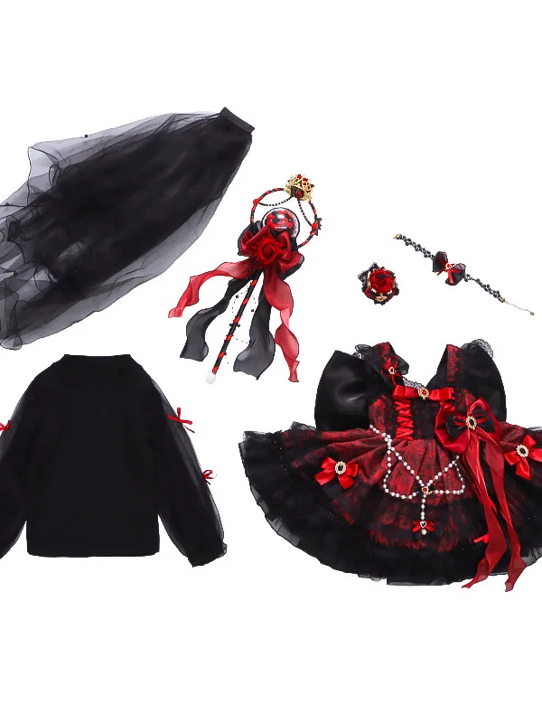 Halloween Kinderkostuum Nieuwe Sle Little Devil Cos k Lolita Dr Prestatiekleding Polyestervezel