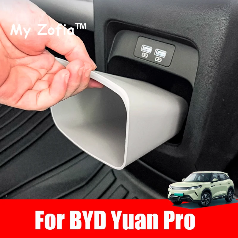 For BYD Yuan UP Yuan Pro 2024 2025 Car Center Console Organizer Armrest Storage Box Tray Container Pallet Accessories Parts