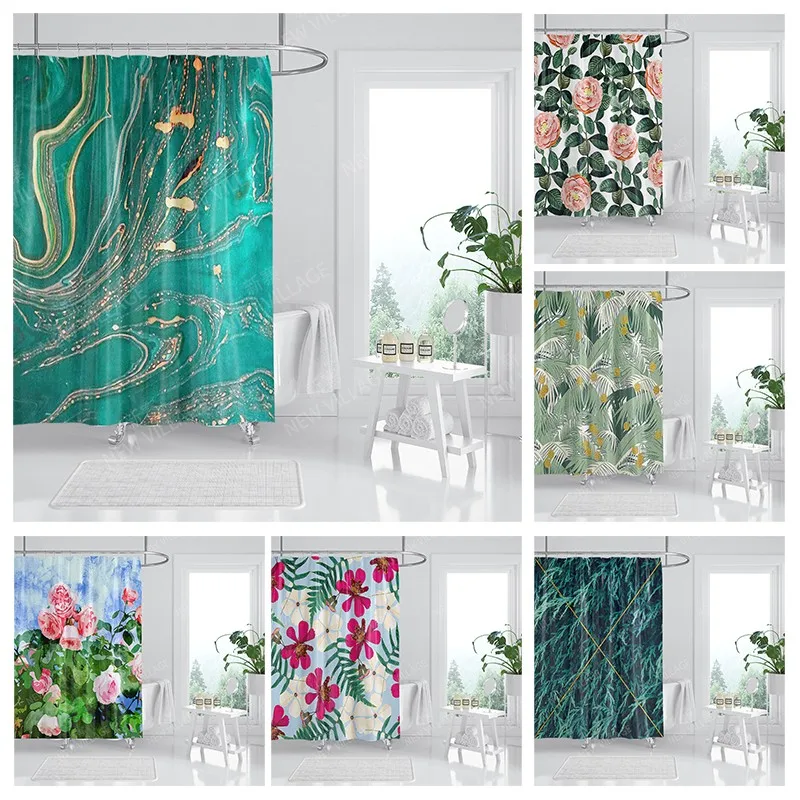 Waterproof fabric shower curtains Bathroom curtain accessories Bath curtain for shower 180x200cm 240*200 anime boho decoration