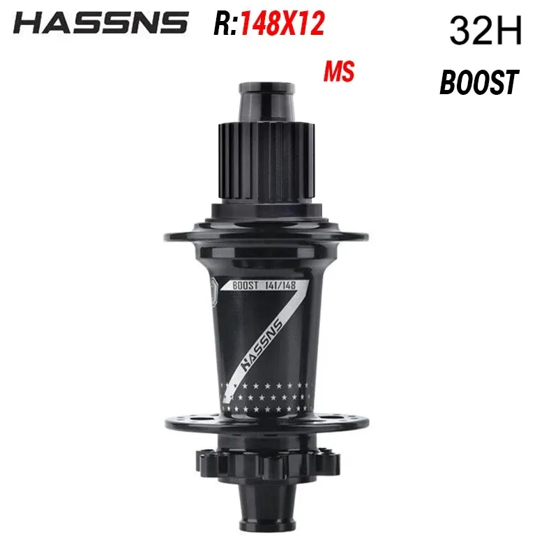 HASSNS PRO7 MTB-Fahrradnabe BOOST 12 x 148 mm 15 x 110 mm 4 abgedichtete Lager 32 Stunden 120 Zähne Mountainbike HG/XD/MS 8/9/10/11/12 Geschwindigkeit – Detail 11