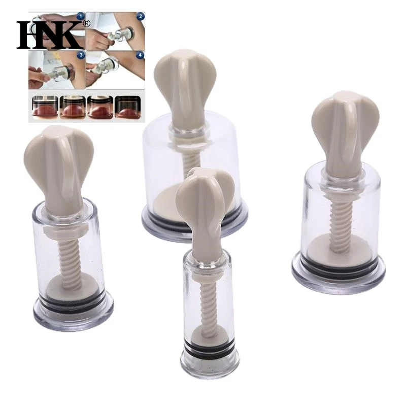 

1PC Manual Rotating Cupping Vacuum Cupping Device Breast Nipple Sucker Body Massager Vacuum Suction Cup Anti Cellulite Massager